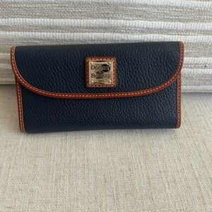 Dooney & Bourke Navy Blue Leather Wallet